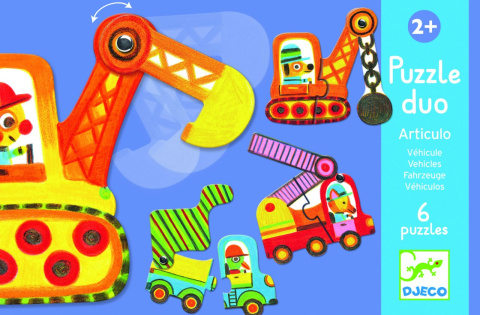 Djeco Puzzle Pojazdy Djeco Puzzle Pojazdy