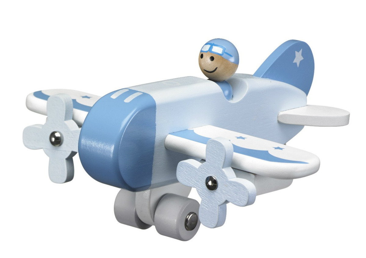 Kids Concept, Drewniany Samolot Niebieski Kids Concept, Drewniany Samolot Niebieski