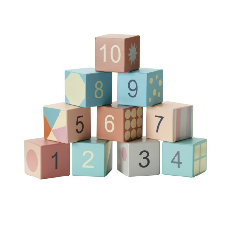 Kids Concept, Klocki drewniane Kids Concept, Klocki drewniane