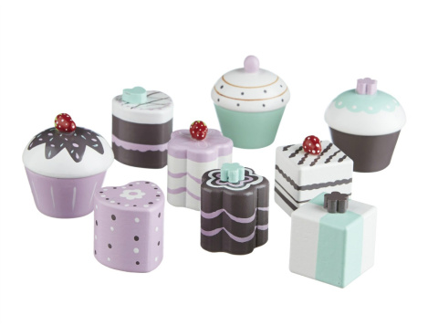 Kids Concept, Zestaw Ciasteczek Drewnianych Kids Concept, Zestaw Ciasteczek Drewnianych