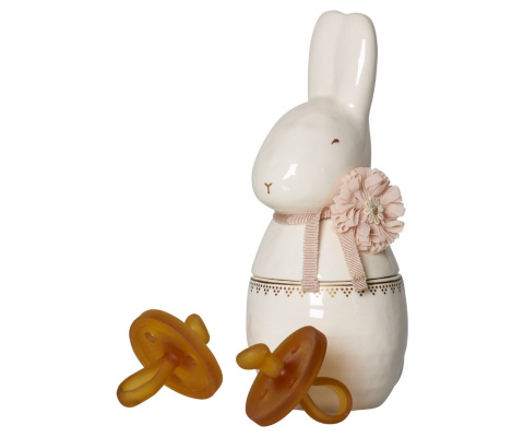 Maileg, Ceramiczny królik różowa kokardka Maileg, Ceramiczny królik różowa kokardka