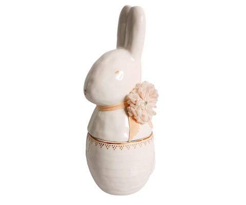 Maileg, Ceramiczny królik różowa kokardka Maileg, Ceramiczny królik różowa kokardka