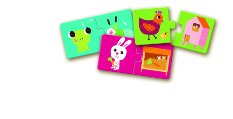 Puzzle Djeco Duo Zwierzątka Puzzle Djeco Duo Zwierzątka