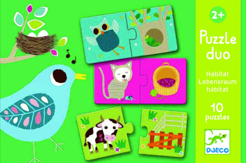 Puzzle Djeco Duo Zwierzątka Puzzle Djeco Duo Zwierzątka