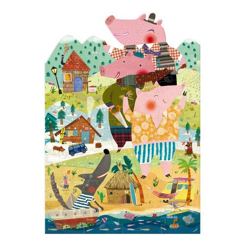 Londji, Puzzle Trzy małe świnki Londji, Puzzle Trzy małe świnki