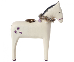 Dekoracja bożonarodzeniowa, Drewniany koń, rozmiar L
