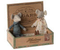 Myszki Babcia i Dziadek w pudełku
