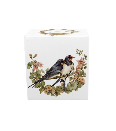 Porcelanowy Kubek jaskółki z zaparzaczem Porcelanowy Kubek jaskółki z zaparzaczem