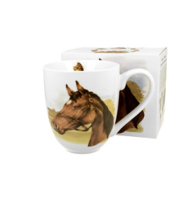 Porcelanowy Kubek Koń litrowy
