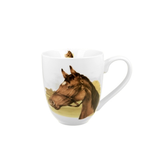 Porcelanowy Kubek Koń litrowy Porcelanowy Kubek Koń litrowy