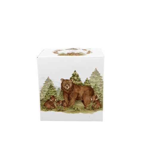 Porcelanowy Kubek niedźwiedzie z zaparzaczem Porcelanowy Kubek niedźwiedzie z zaparzaczem